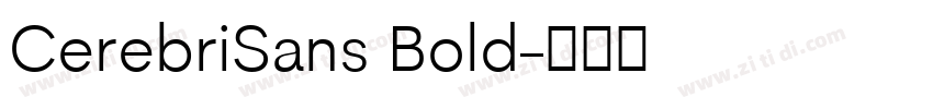 CerebriSans Bold字体转换